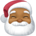 🎅🏾 Santa Claus: medium-dark skin tone display on Facebook